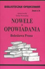 Biblioteczka Opracowań Nowele Opowiadania Bolesława Prusa