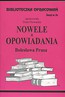 Biblioteczka Opracowań Nowele Opowiadania Bolesława Prusa