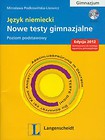 Nowe testy gimnazjalne Język niemiecki z płytą CD gimnazjum Poziom podstawowy