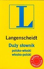 Słownik duży polsko włoski włosko polski