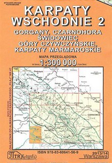 Karpaty Wschodnie 2 mapa 1: 300 000