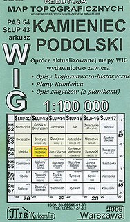 Mapa WIG Kamieniec Podolski 1:100 000