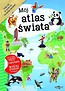 Mój atlas świata z naklejkami + plakat - Papuga