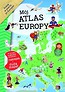 Mój atlas Europy z naklejkami + plakat - Mewa