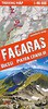 Trekking map Fagaras, Bucegi, Piatra Craiului