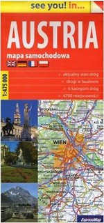 See you! in... Austria. Mapa samochodowa 1:475 000
