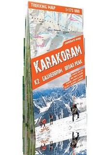 Trekking map Karakorum 1:175 000