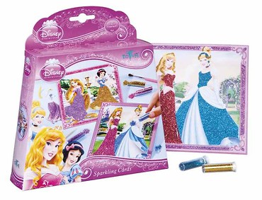 Disney Princess Sparkling Cards - Udekoruj obrazki