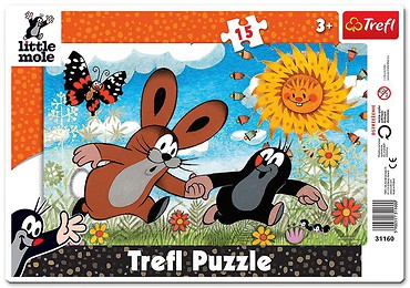 Puzzle ramkowe 15 Biegnijmy! Little Mole TREFL