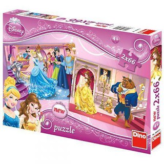 Puzzle 2x66 Disney Księżniczki DINO