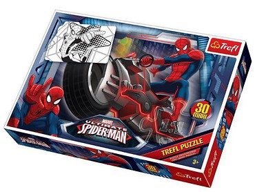 Puzzle konturowe 30 maxi Spiderman TREFL