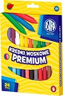 Kredki Woskowe Premium 24 kolory bls ASTRA