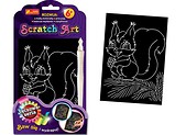 Scratch Art. Tęczowa seria - Wiewiórka