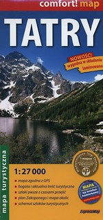 Tatry mapa turystyczna 1:27 000 laminowana