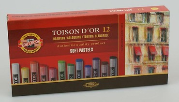 Kredki Pastele Toison D`or 12 kolorów