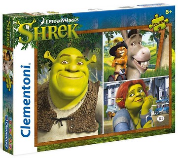 Puzzle 3x48 Shrek