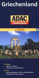 LanderKarte ADAC. Grecja 1:800 000