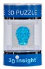 Puzzle 3D - Czaszka niebieska 3D INSIGHT