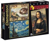 Puzzle 3x1000 Kolekcja Muzealna