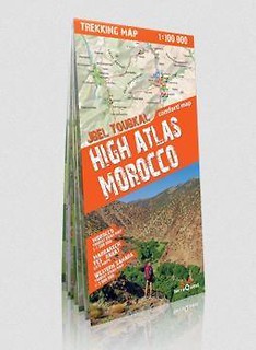 Trekking map Atlas Wysoki. Maroko