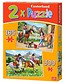 Puzzle x 2 - Riding Horses CASTOR