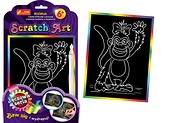 Scratch Art. Tęczowa seria - Małpa