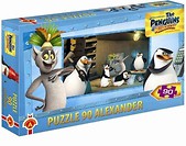Puzzle 90 Pingwiny z Madagaskaru serial ALEX