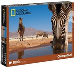 Puzzle 1000 National Geographic A Zebra drinks...