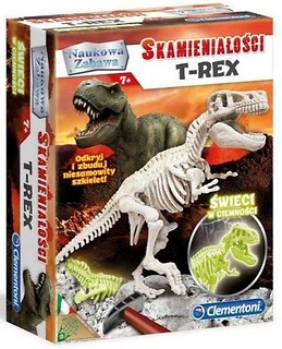 Naukowa zabawa. Skamieniałości. T-Rex fluoresc