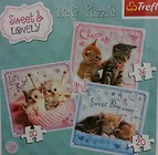 Puzzle 3w1 Słodkie kotki TREFL