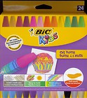 Kredki pastele olejowe 24 kolory BIC