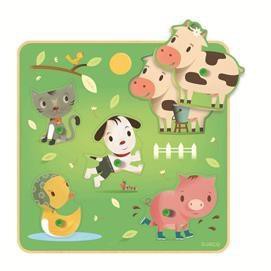 Puzzle dla maluchów - Farma