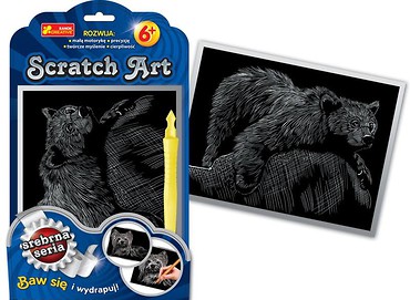 Scratch Art. Srebrna seria - Niedźwiedź
