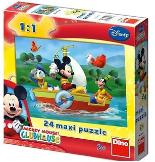 Puzzle 24 Maxi Klub Przyjaciół Myszki Miki DINO