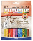 Kredki Magic trio 12+1 kolorów