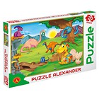 Puzzle 20 - MAXI Dinozaury ALEX