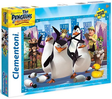 Puzzle 250 Pingwiny z Madagaskaru