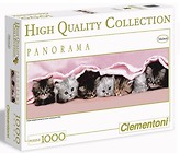 Puzzle 1000 HQ Panorama Kittens under blanket