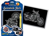 Scratch Art. Srebrna seria - Motocykl