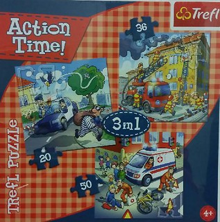 Puzzle 3w1 Pogotowie ratunkowe TREFL