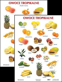 Plansza - Owoce tropikalne