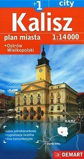 Plan miasta Kalisz/Ostrów Wielkopolski +1 1:14 000
