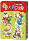 Puzzle x 4 - Zwierzęta i ich wolny czas CASTOR