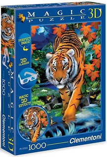 Puzzle 1000 Magic 3D Tygrys