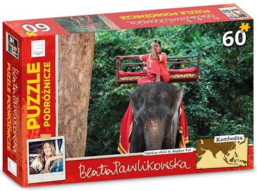 Puzzle podróżnicze - Kambodża Beata Pawlikowska