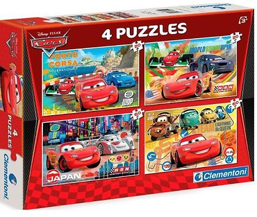 Puzzle 2x20+2x60 Auta