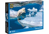 Puzzle 1000 National Geographic Niedźwiedź Polarny