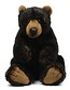 Niedźwiedź Grizzly czarny siedzący 22cm WWF