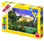 Puzzle 100 XL Dino Puzzle Dinozaury DINO