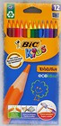 Kredki ołówkowe KIDS Evolution 12 kolorów BIC